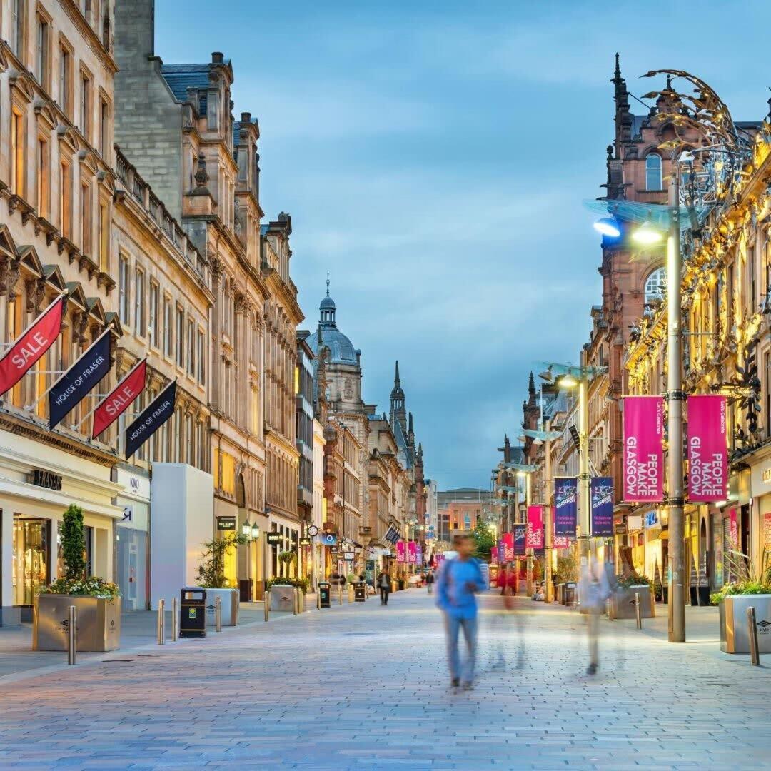 Modern And Refurbished Flat In Merchant City Glasgow Exterior photo